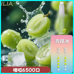 ILIA BAR 4 哩啞四代一次性抛棄式電子煙 6500口拋棄式 青提冰